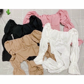 [ Cực Hot ] 💗ÁO KIỂU TIỂU THƯ TAY PHỒNG CỘT NƠ CÓ MÚT CHẤT VOAN XỐP XỊN