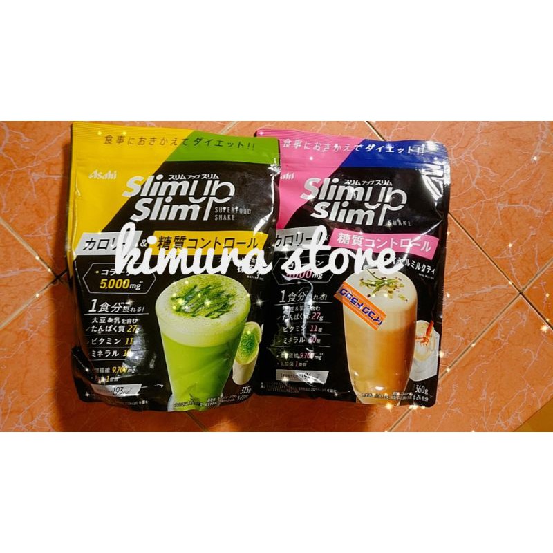 [Restock bao bì mới 2020] [thêm vị Trà sữa hoàng gia] BỘT GIẢM CÂN ASAHI SLIM UP SLIM SUPERFOOD SHAKE NHẬT BẢN | BigBuy360 - bigbuy360.vn