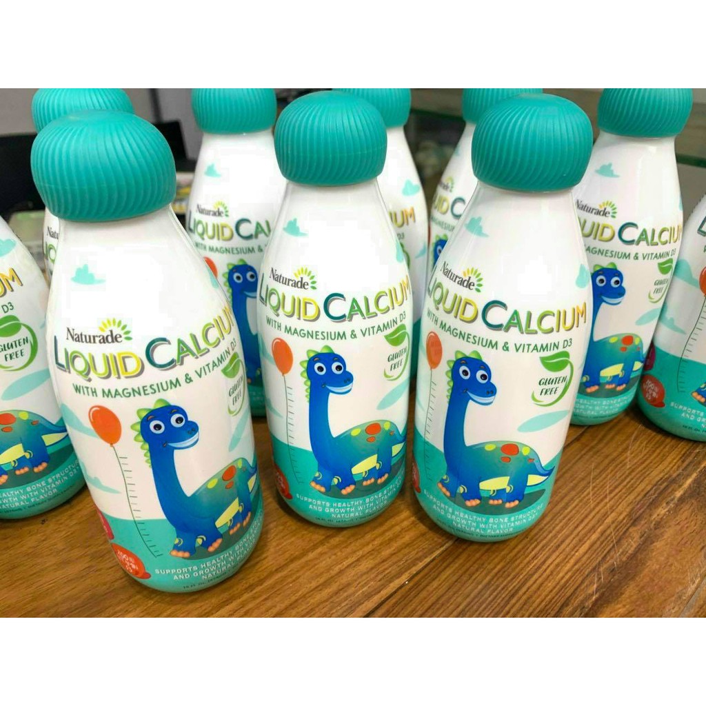 Canxi Nước cho bé Naturade Liquid Calcium Magnesium & Vitamin D3 474ml (10/2023)