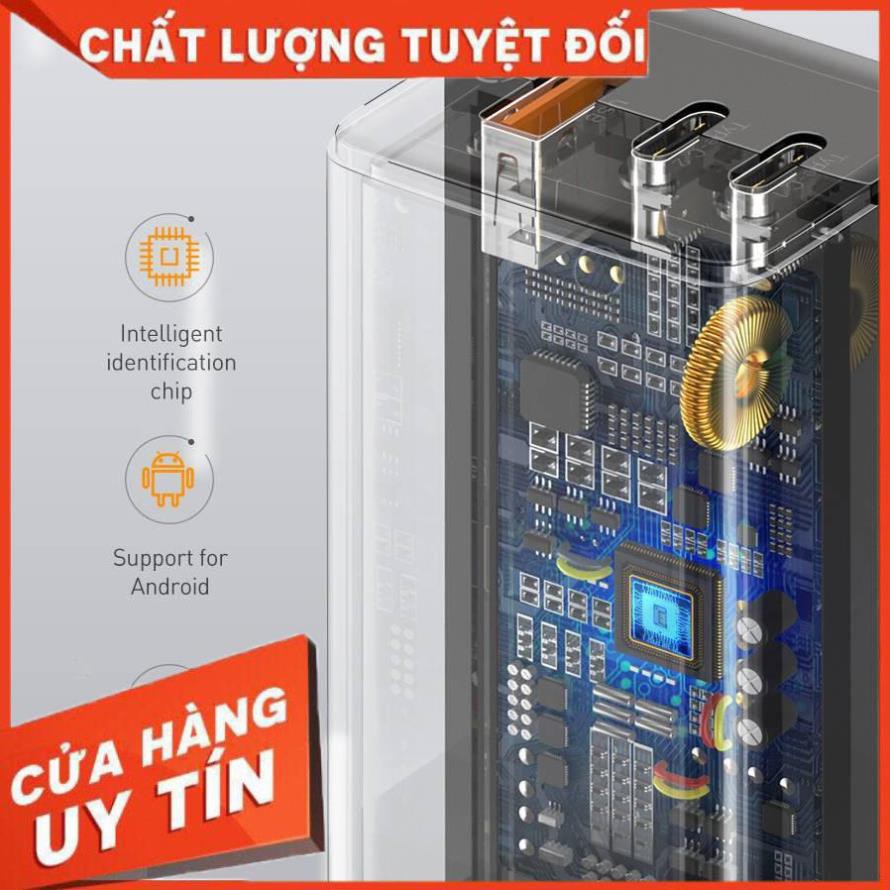 Adapter củ cóc sạc nhanh 65W đa năng 1 cổng sạc USB và 2 PD Type-C hiệu Baseus Mini GaN Travel - Hàng chính hãng