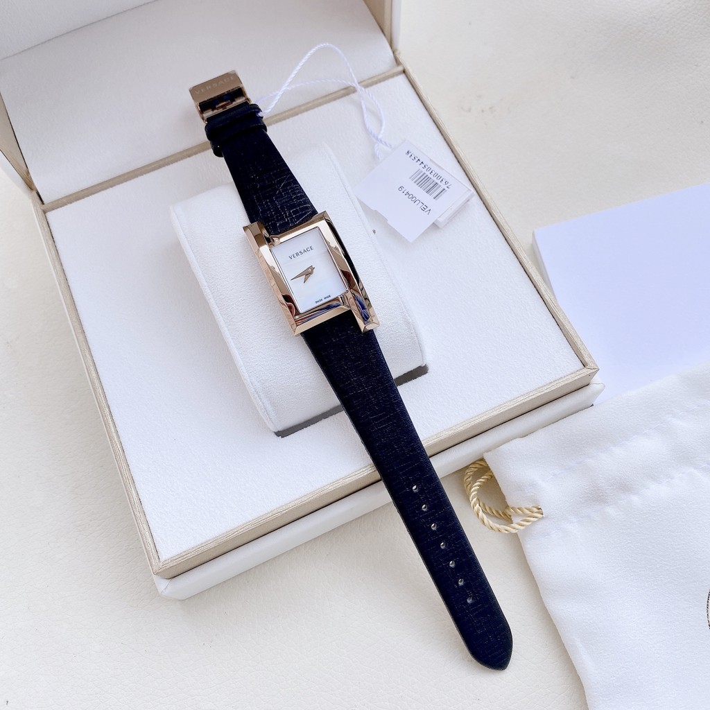 Đồng hồ nữ chính hãng Versace Greca Icon VELU00 - Máy Quartz pin Thụy Sĩ - Kính Sapphire - Dây da