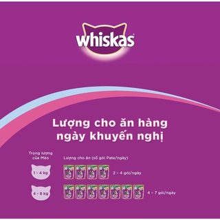 [GÓI 80G] Pate Whiskas cho mèo lớn