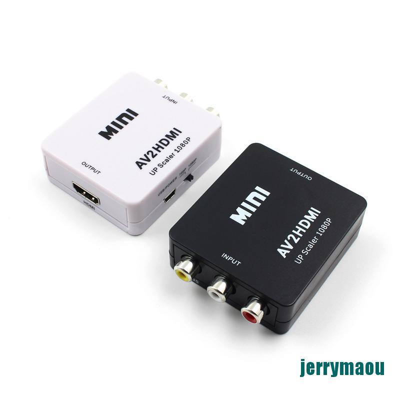 Đầu Chuyển Đổi Mini RCA AV Sang HDMI AV 2 HDMI 1080P Chuyên Dụng