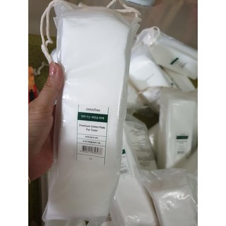 Bông tẩy trang chuyên dùng cho nước hoa hồng innisfree premium cotton pads for toner- chuẩn nội địa hàn quốc.
