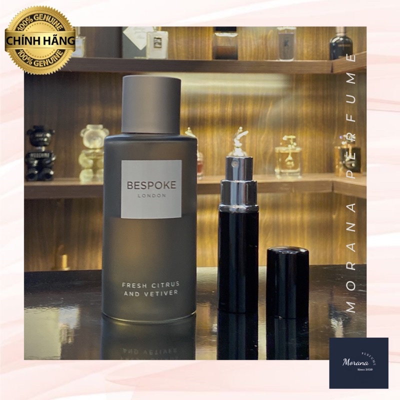 Mẫu thử nước hoa Anh Bespoke Fresh Citrus And Vetiver Eau De Parfum 10ml - Chính hãng