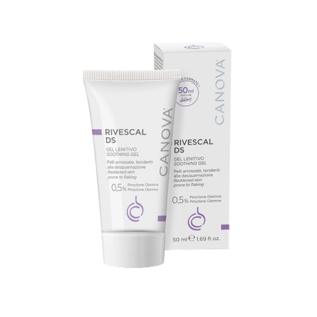 CANOVA Rivescal DS Soothing Gel 50mL - Gel Chống Nấm Làm Dịu Da, Ngăn Ngừa Tiết Bã Nhờn.