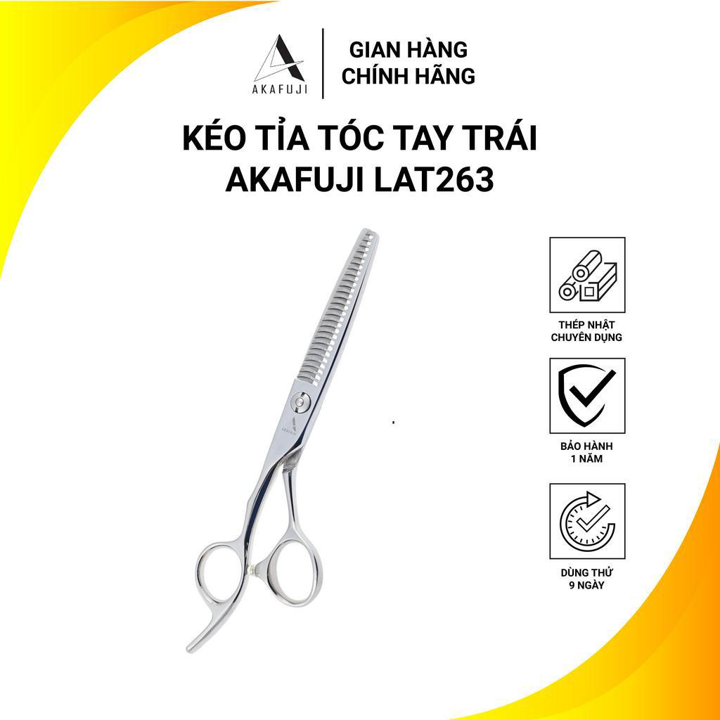 Kéo Tỉa Tóc Tay Trái AKAFUJI LAT 263 SIZE 6.0 inches Thép Nhật Cao Cấp  Bảo Hành 12 Tháng
