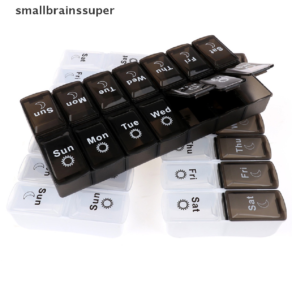 Hộp Đựng Thuốc 7 Ngày 14 Ngăn Tiện Lợi