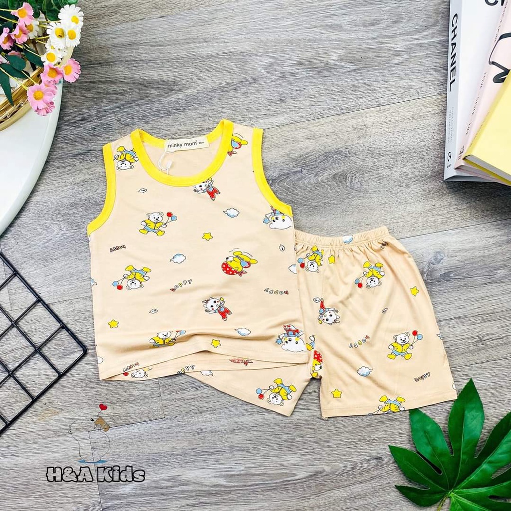 [Bé 20-33kg] Bộ Ba lỗ thun lạnh SIZE ĐẠI cho bé trai bé gái - HÀNG CHUẨN LOẠI 1