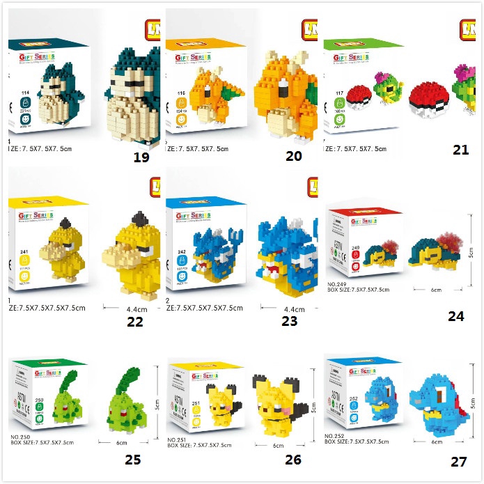 Mới Đồ Chơi Lắp Ráp Lego Hình Pokemon Pikachu