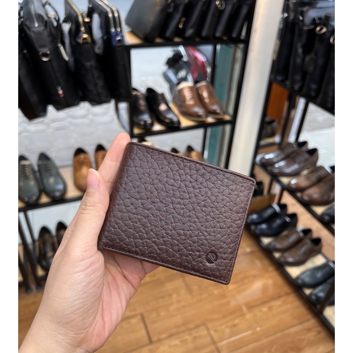 Ví Mini Nam Da Trâu Ý Cao Cấp Nhập Khẩu Nguyên Tấm Novida