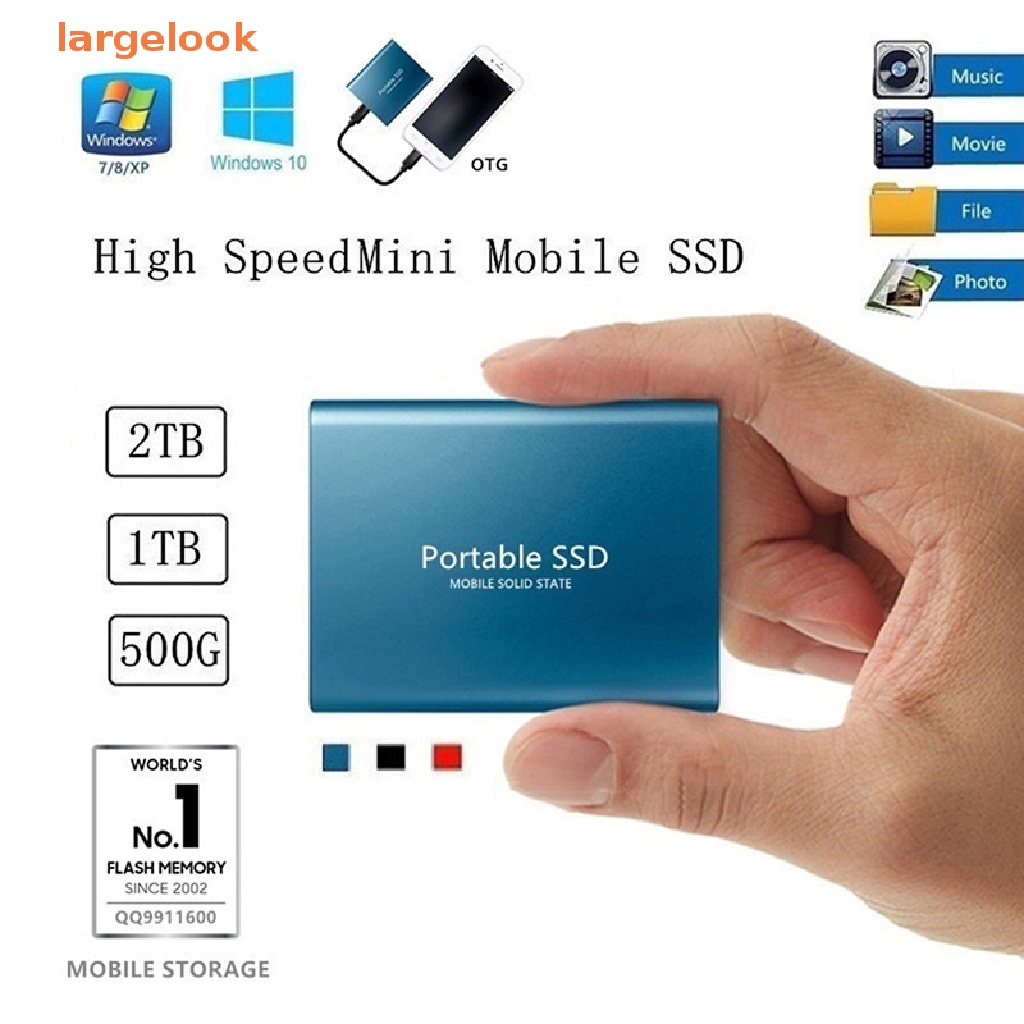 Ổ Cứng SSD 4TB / 2TB / 1TBGB Cổng Usb 3.1 Tiện Dụng