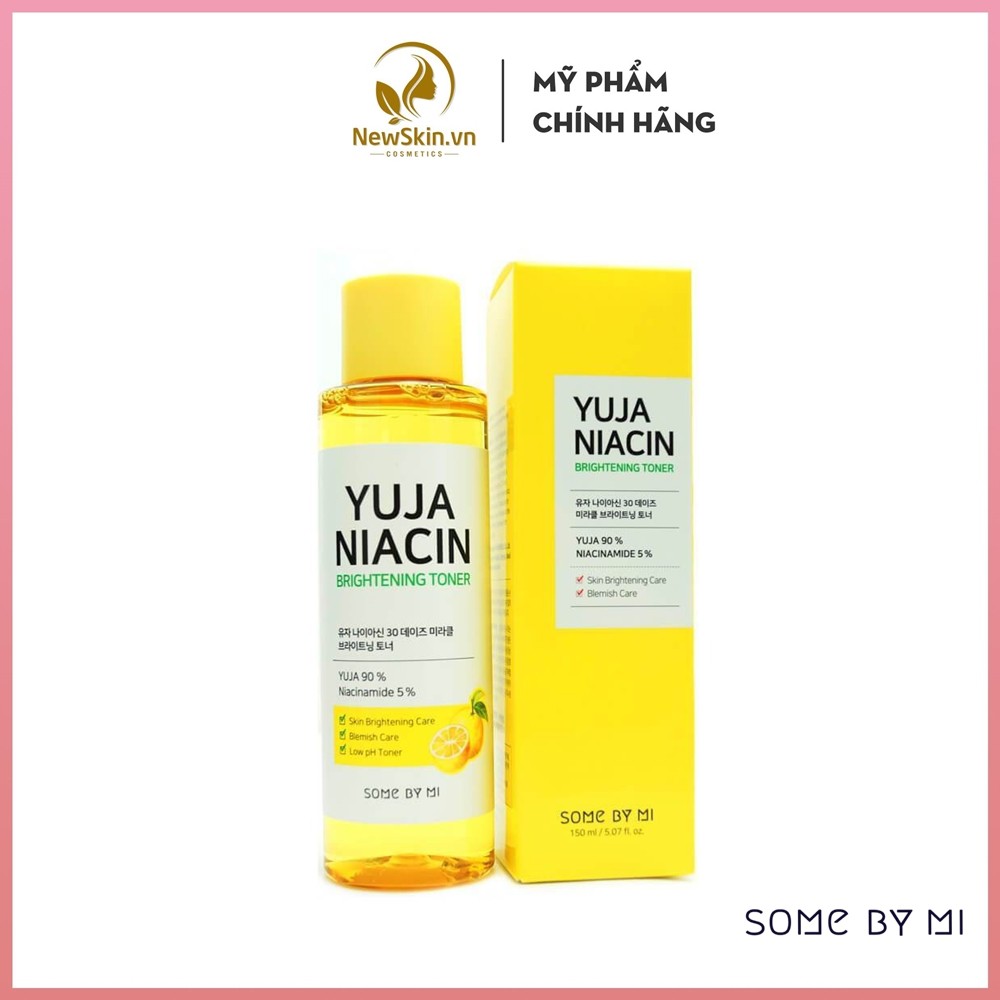 Nước Hoa Hồng Dưỡng Trắng Da Chiết Xuất Quả Thanh Yên Some By Mi Yuja Niacin 30Days Miracle Brightening Toner 150ml