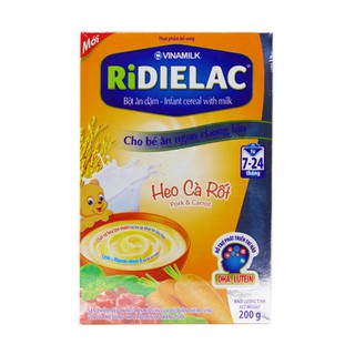 BỘT ĂN DẶM RIDIELAC -200g các hương vị
