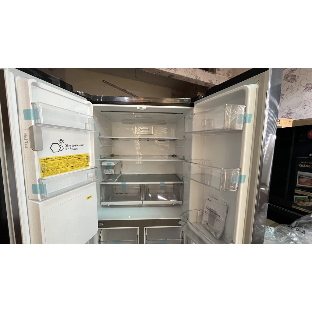 Tủ lạnh LG Inverter 494 lít GR-D22MB 2021 - Showroom Tivi TPHCM