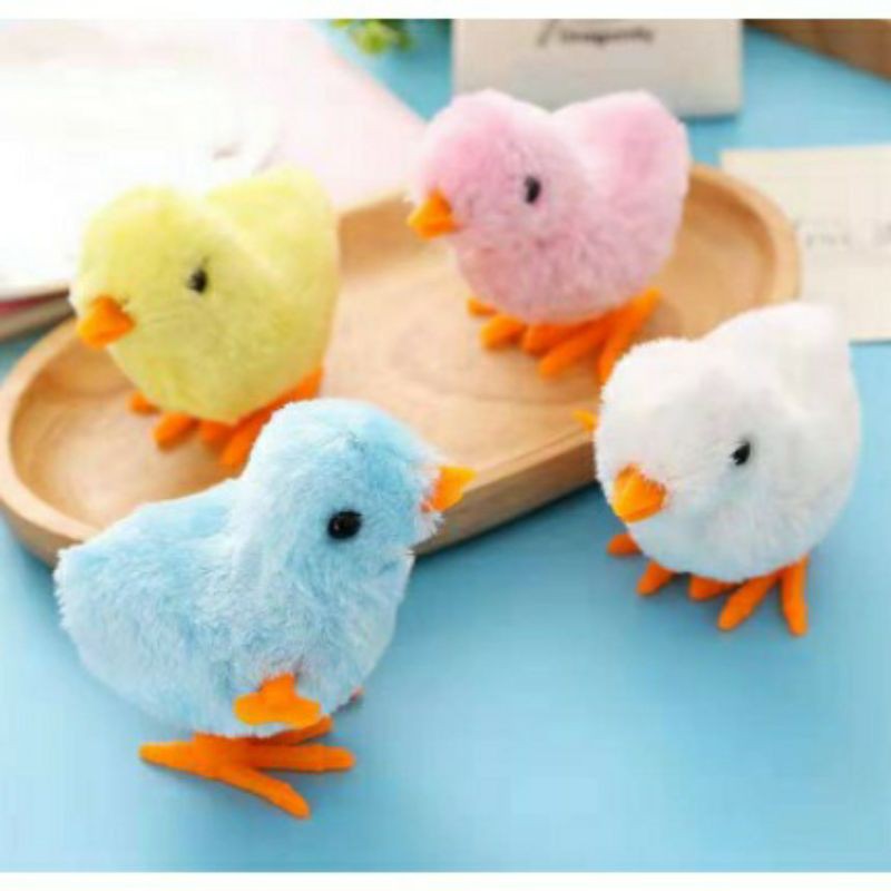 Đồ Chơi Gà Con Vặn Dây Cót Nhảy Vui Nhộn Cho Bé Nhiều Màu Siêu Đáng Yêu