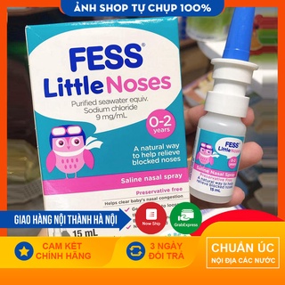 Xịt ngạt mũi fess little noses - xuất xứ úc