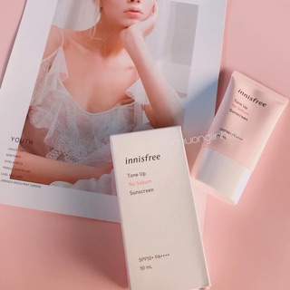 Kem chống nắng Innisfree tone up nosebun