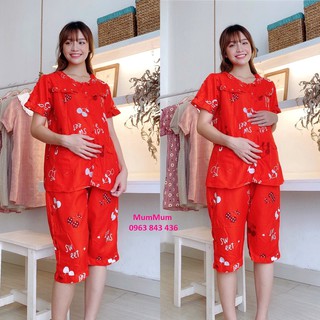 Bộ lửng kate thái mặc Bầu sau sinh.