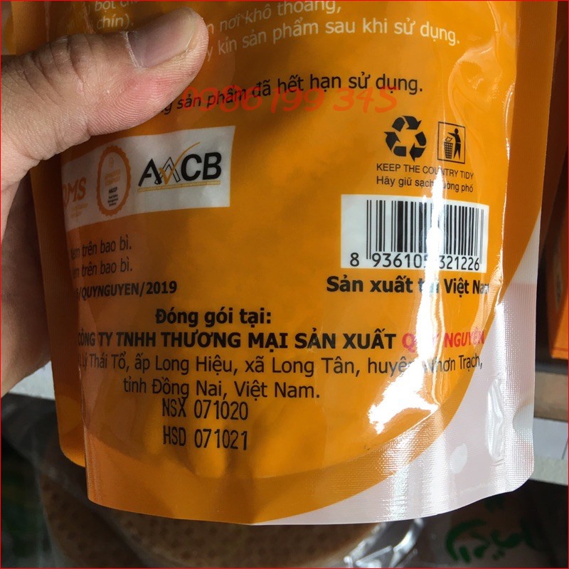 Bột sắn dây nguyên chất tuệ hải Chùa Long Hương Loại 1 Gói 500g
