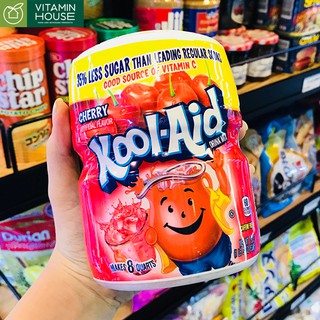 [VITAMIN HOUSE] Bột pha Trái cây KOOL-AID Cherry 538g