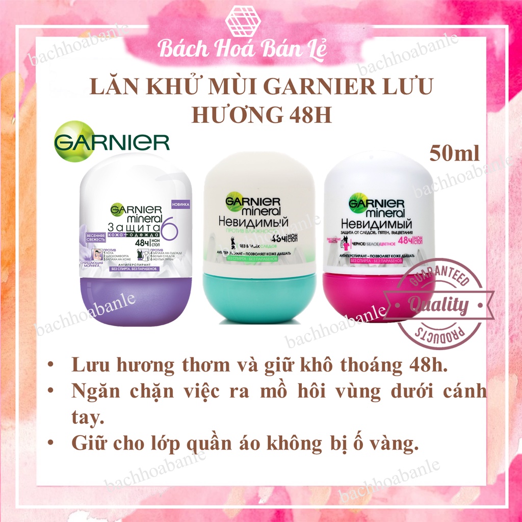 LĂN KHỬ MÙI VÔ HÌNH GARNIER