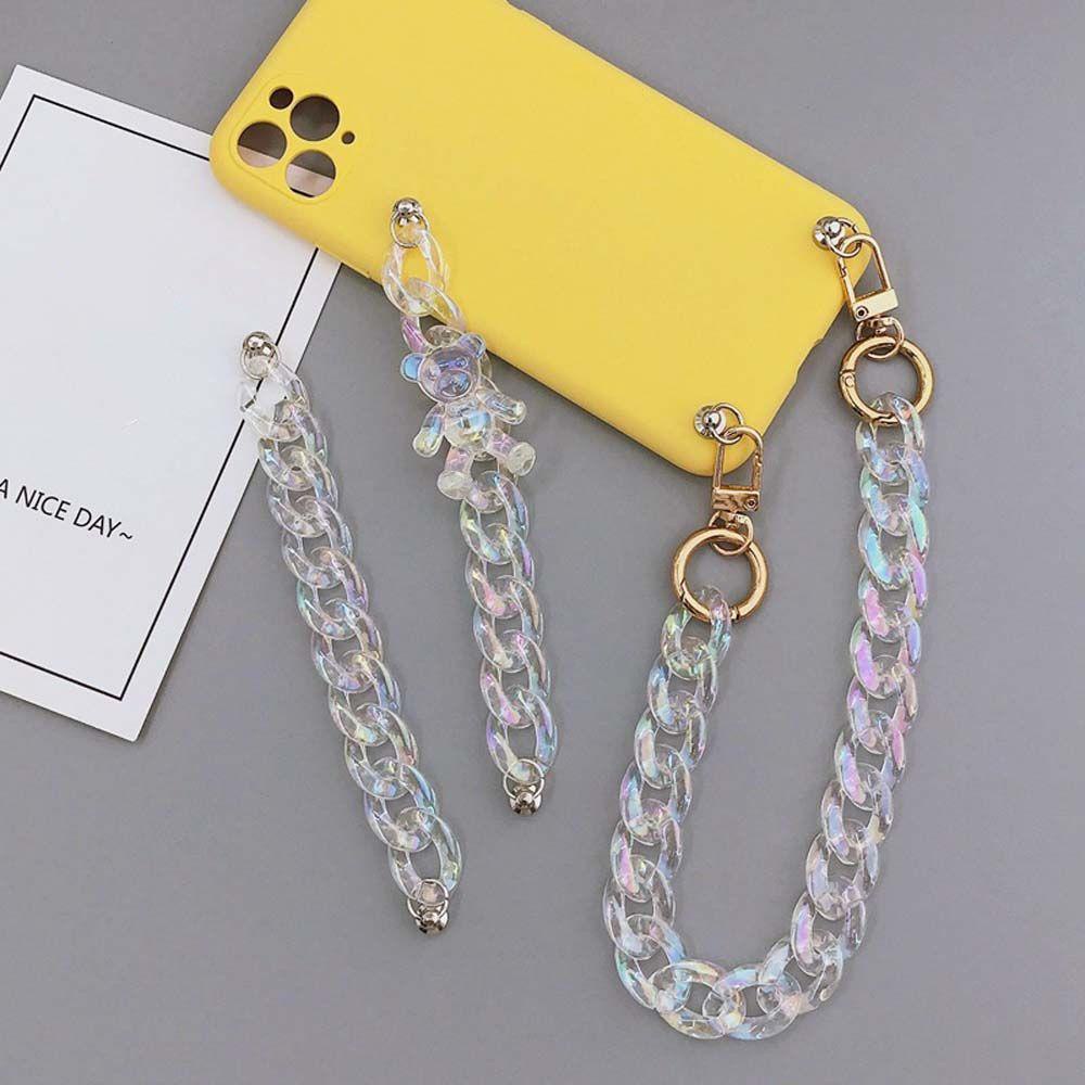 [COD] Ốp Điện Thoại Acrylic Trong Suốt Chống Mất Tích Hợp Ốc Vít Treo DIY