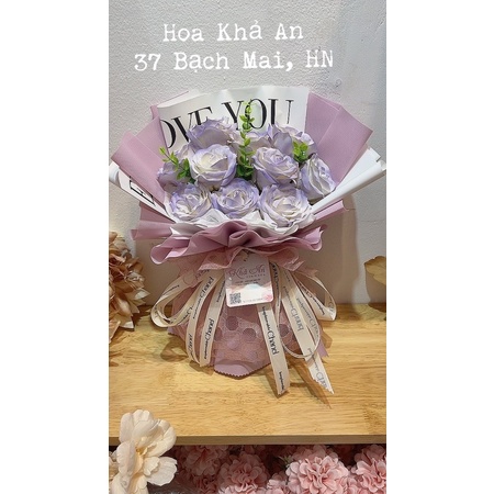 [Quà sinh nhật] Bó hoa sáp loang 7 lớp siêu xịn, quà tặng độc đáo.