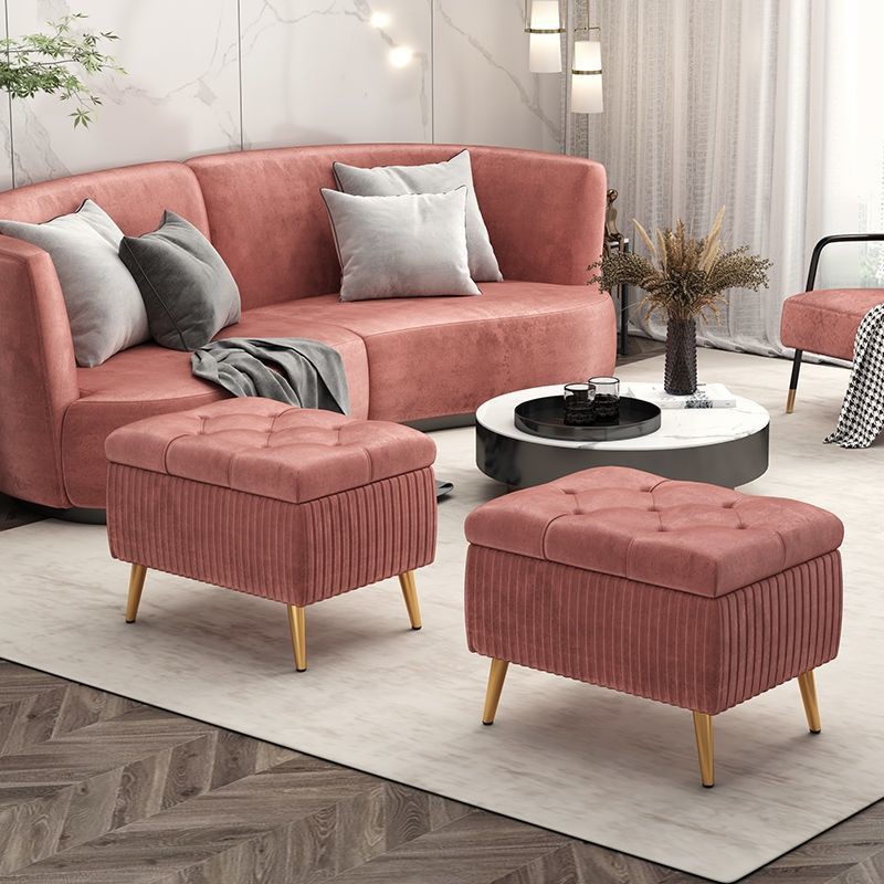 Cửa hàng quần áo Phù hợp với phòng lưu trữ Ghế đôn sofa hình chữ nhật thay đổi ra vào Nhà nhỏ không có tựa lưng