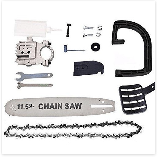 Lam xích lưỡi cưa gắn máy mài máy cắt, tra dầu tự động Chain Saw 11.5'