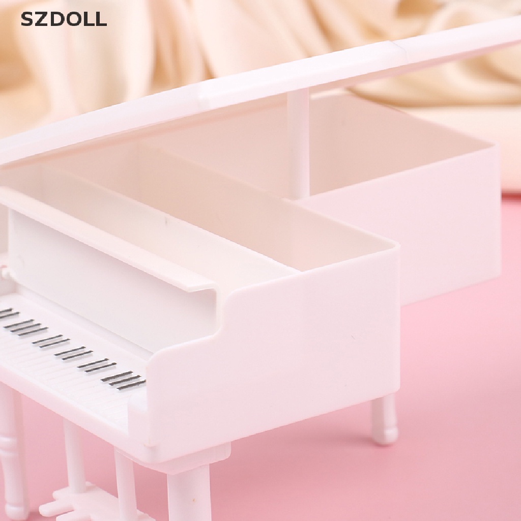 Bộ 2 Mô Hình Đàn Piano Tỉ Lệ 1: 12 Cho Nhà Búp Bê