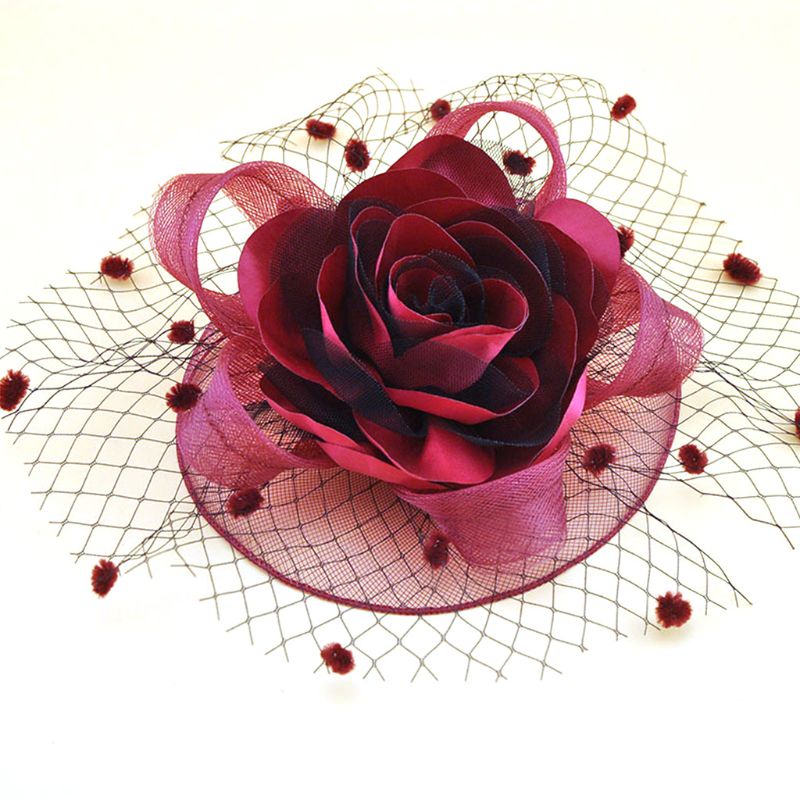 ✿ Mũ Lưới Kèm Mạng Che Mặt Thời Trang Dự Tiệc Cho Nữ