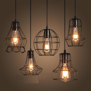 ĐÈN THẢ LỒNG SẮT