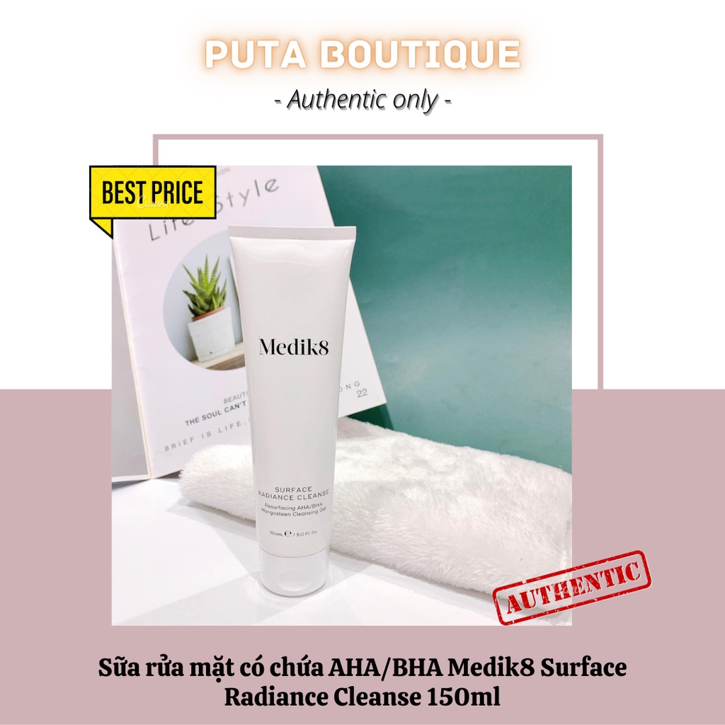 Sữa rửa mặt Medik8 Surface Radiance Cleanse