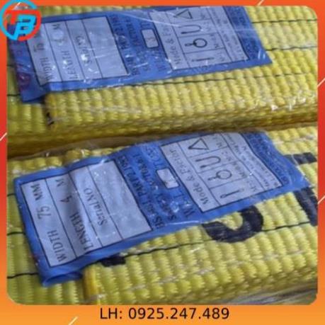 Dây Cáp Vải Cẩu Hàng - Hệ Số 6:1 - Loại 3 Tấn - Đủ Size