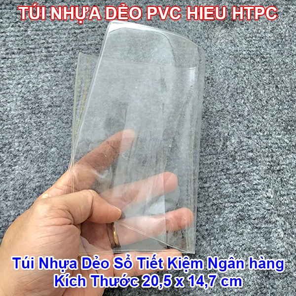 Túi nhựa dẻo PVC bảo vệ sổ tiết kiệm ngân hàng