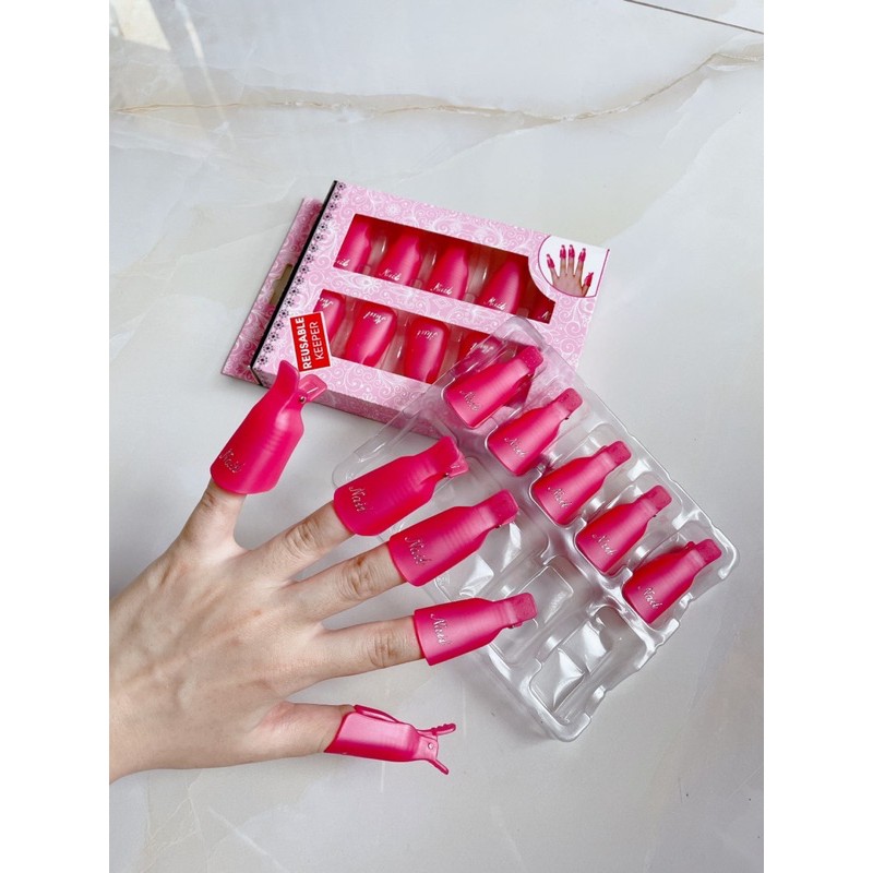 Bộ Kẹp Ủ Phá Gel 10 Ngón