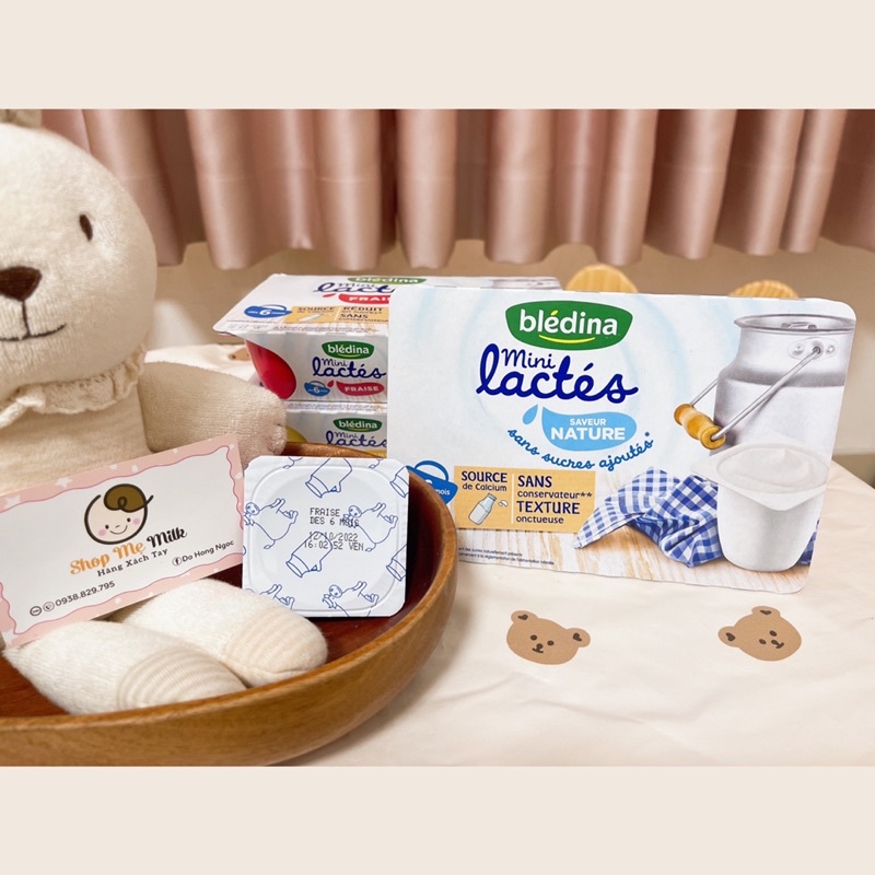 Sữa chua nguội Bledina Pháp cho bé từ 6 tháng  👶🏻🍓🍌