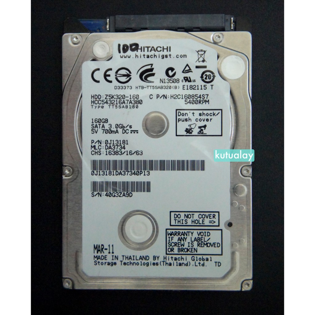 Ổ Cứng Di Động 160gb Hdd 2.5 '' Sata Netbook Sata 100% Sentinel | BigBuy360 - bigbuy360.vn