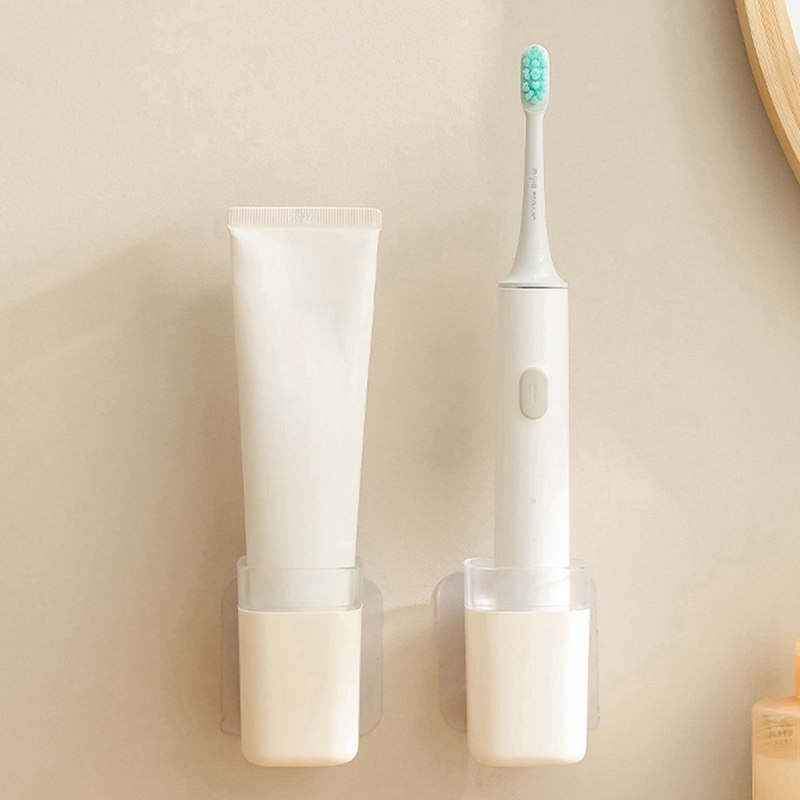 Giá Đỡ Bàn Chải Đánh Răng Gắn Tường Không Cần Khoan Tiện Dụng