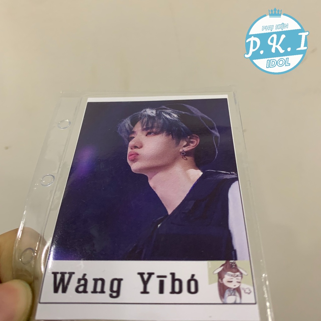 Sưu Tầm Bộ Lomo Card Đỉnh Lưu Vương Nhất Bác - Tặng Kèm Sheet Đựng Card