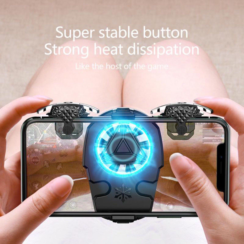 Quạt tản nhiệt gắn điện thoại tiện dụng chơi game sáng tạo