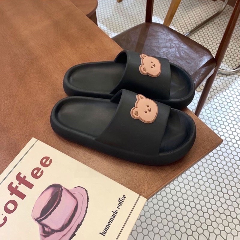 Dép bánh mì - Dép quai ngang hình gấu siêu xinhh