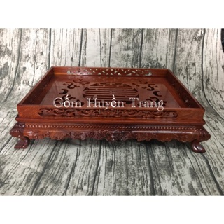 Khay gỗ hương