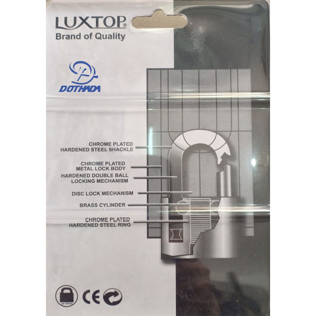 Khóa Luxtop 6F chìa muỗng