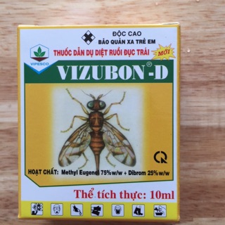 VIZUBON-D – Thuốc dẫn dụ ruồi đục nụ, đục trái
