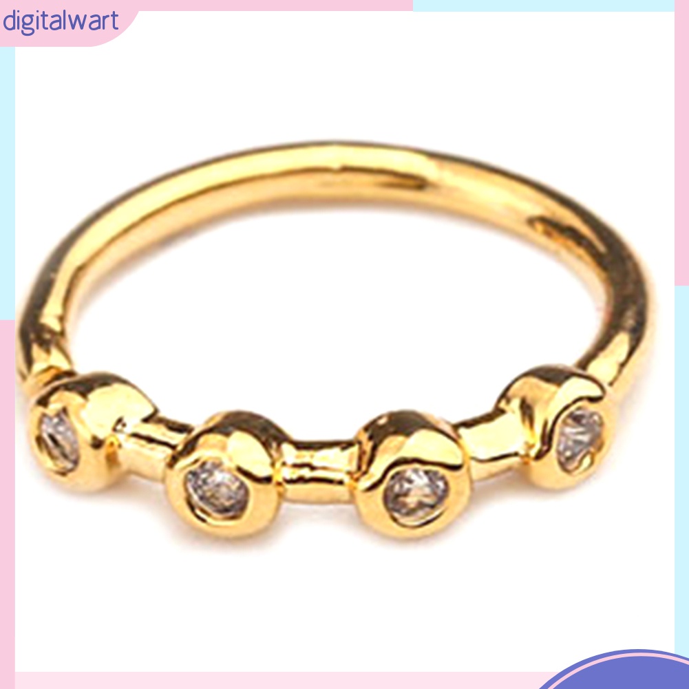 1 Khuyên Mũi Tròn Đính Đá Zircon Thời Trang Cho Nữ