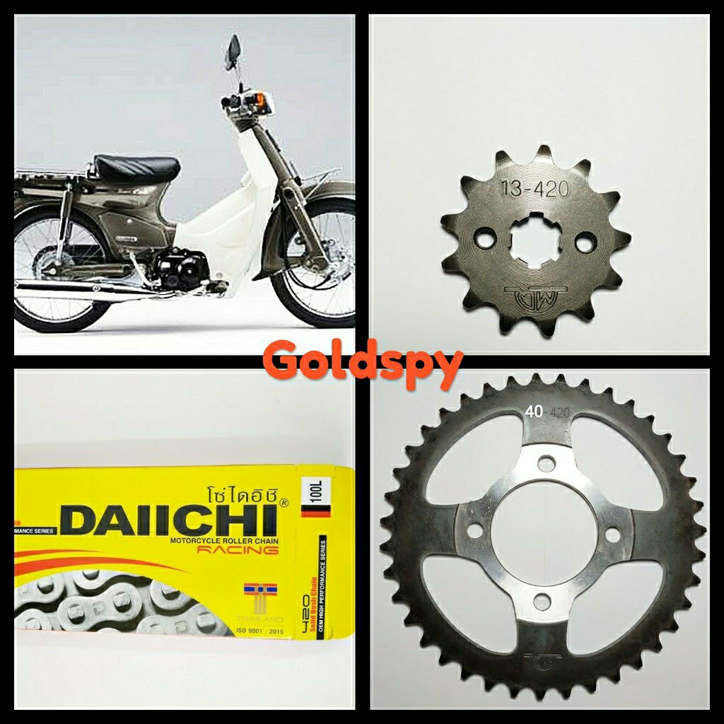 Nhông Xích xe Cub 13-40/420 chính hãng Mạnh Quang