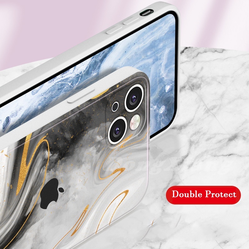 Ốp điện thoại silicon vuông chống sốc cho Realme C25 C25S RealmeC15 C12 Realme5 5i 6i C3 C1 RealmeC2 Narzo20 Narzo 30A