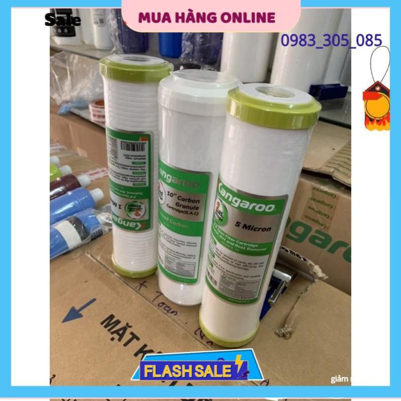 Giá Sốc Combo 5 lõi lọc nước Kangaroo số 1,2,3,4,5 👉 Bộ Từ 1 Đến 5 Của Máy Lọc Nước Kangaroo